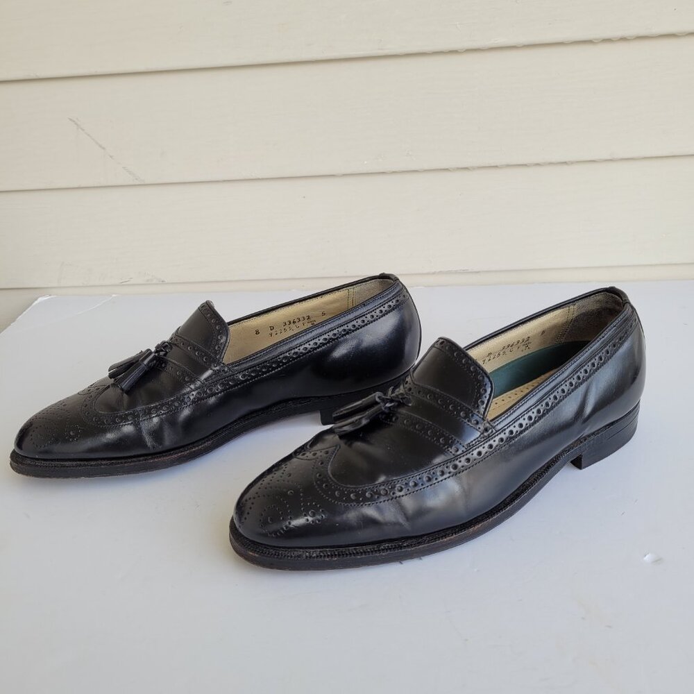 Florsheim Imperial Black Leather Men's Shoes 8 - Picture 11 of 14